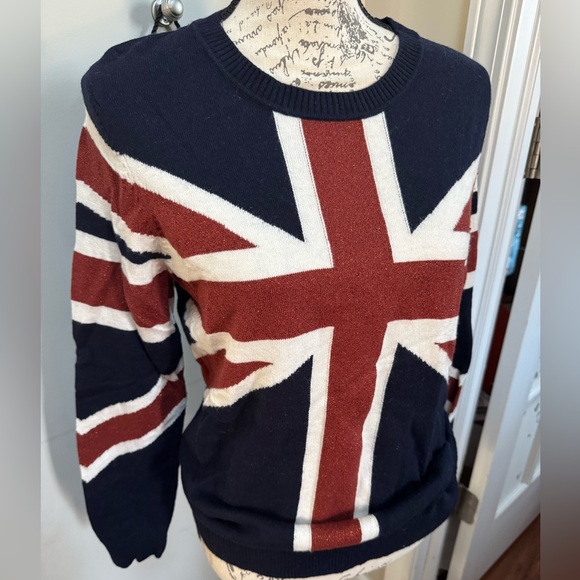 Boden Union Jack Sweater Jumper Crewneck - Picture 2 of 15